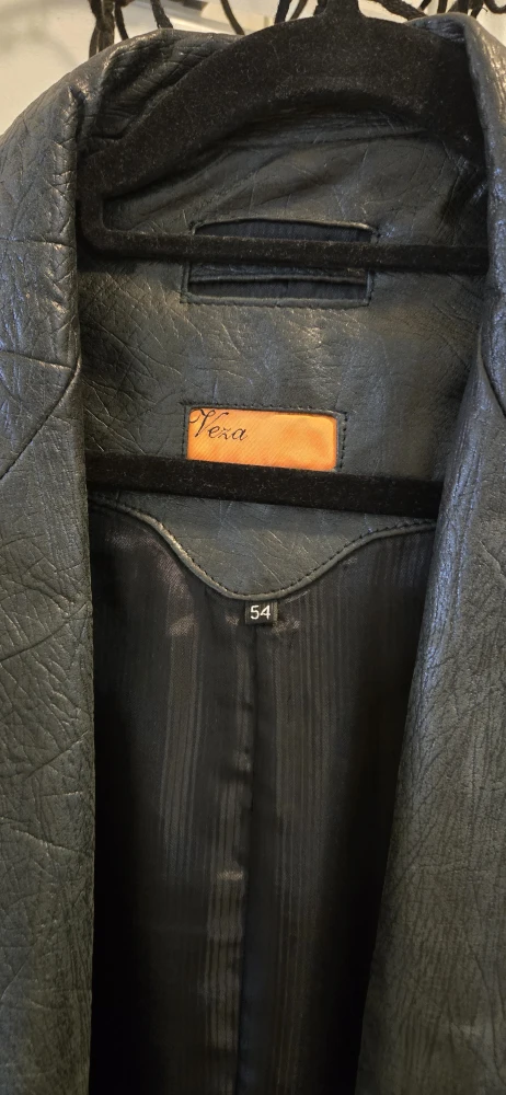 Teza Leather Blazer - Size 54 - photo 3