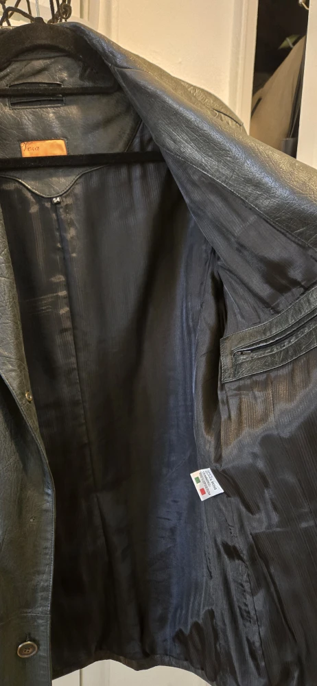 Teza Leather Blazer - Size 54 - photo 4
