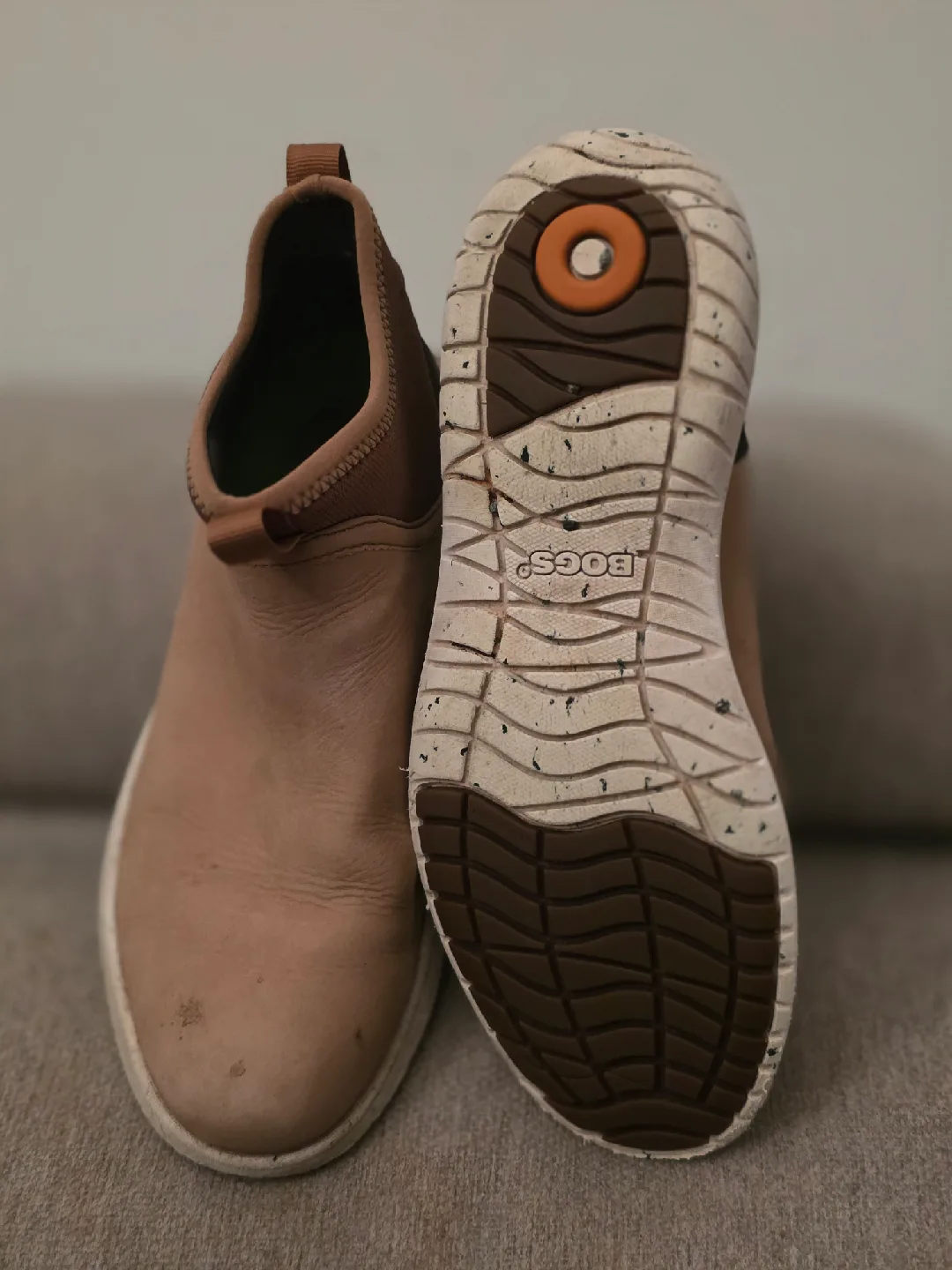 Womans 8.5 Bogs Waterproof Brown Leather Ankle Boots image indicator(6)