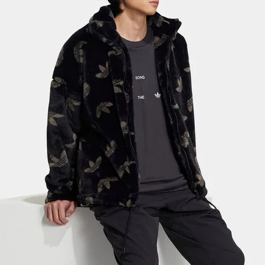 Adidas Originals Faux Fur Monogram Jacket image indicator(3)