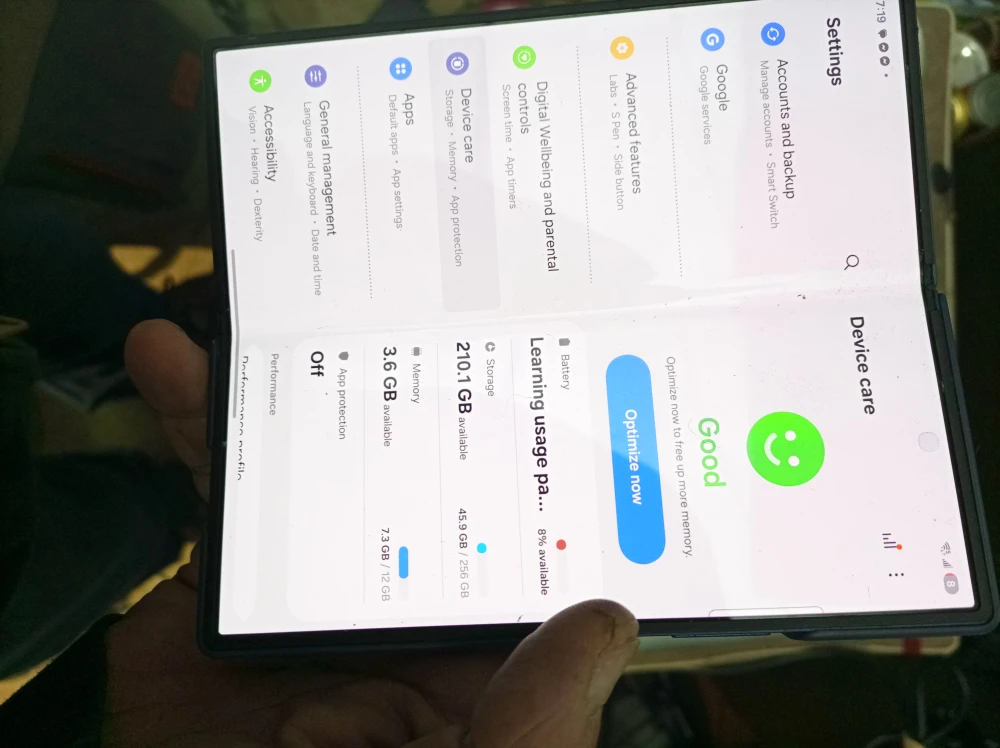 Samsung Galaxy Z Fold3 5G - Blue - photo 2