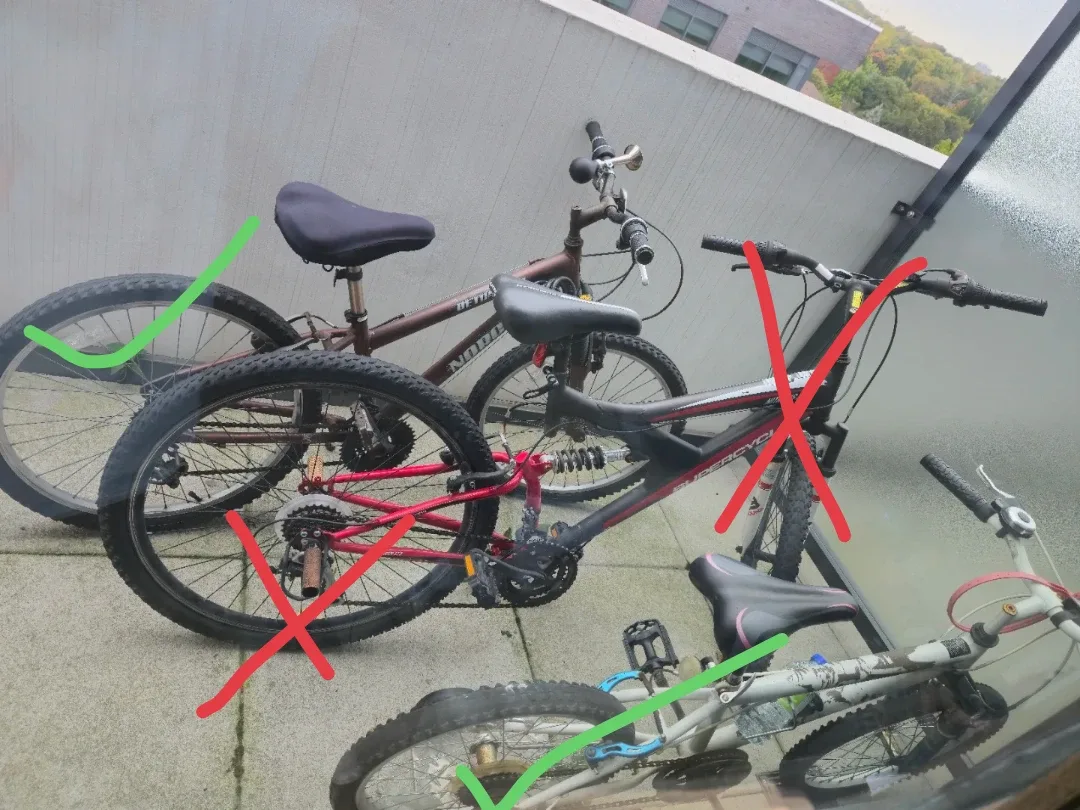 Giving away 2 mountain bikes ##freecycle 🥕