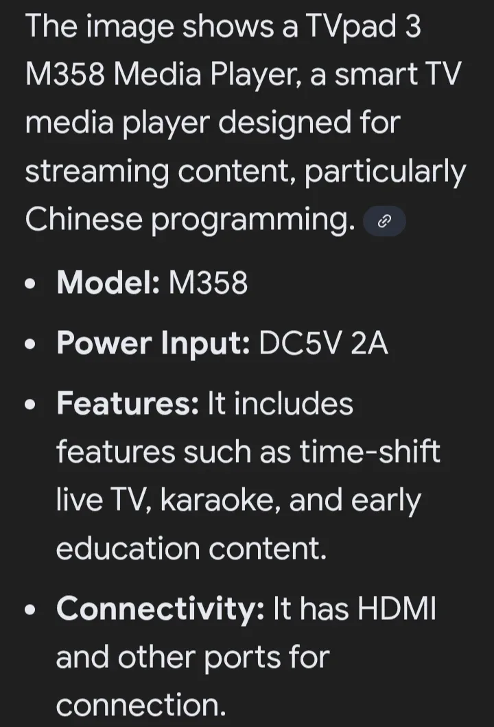 TVpad3 M385 Media player image indicator(5)