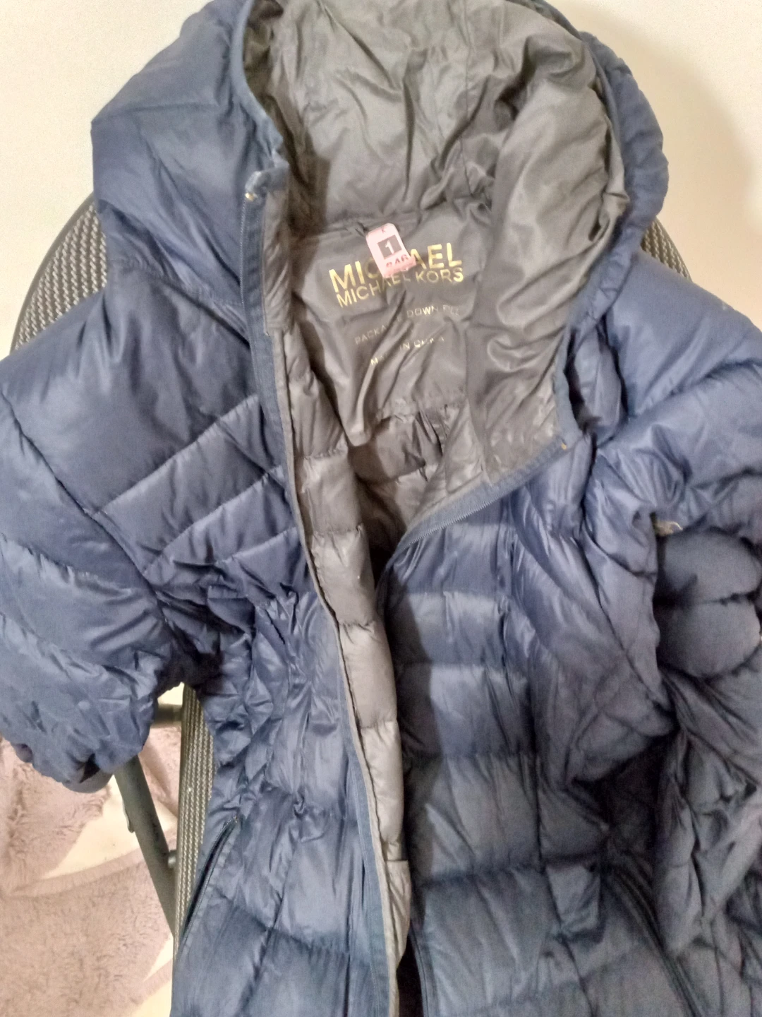 Michael Michael Kors Packable Down Puffer Jacket