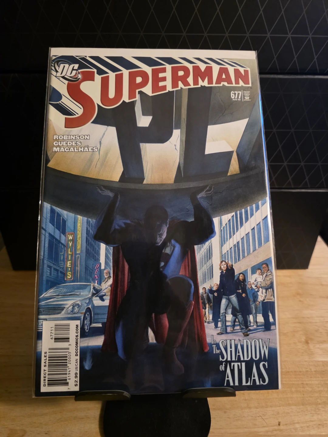 Superman 677 Comic Book - The Shadow of Atlas