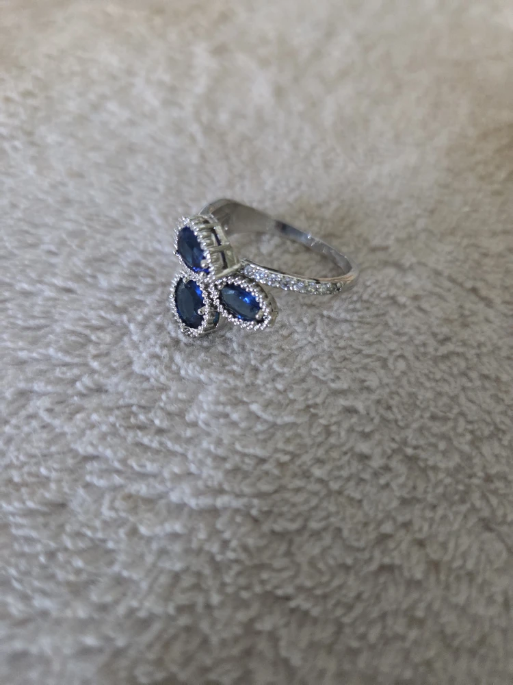 Sapphire & Diamond Accent Ring
