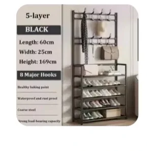 Clothing Hanger. Shoe Storage. Dish Rack.