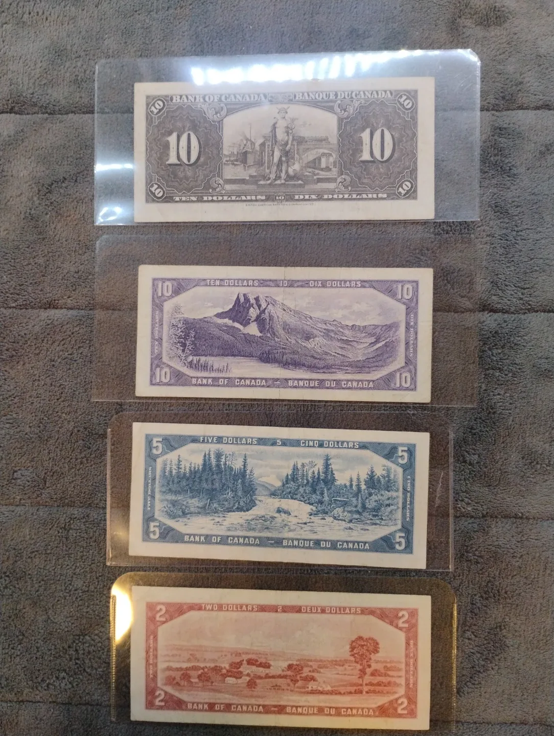 Canadian bank note collection.. image indicator(2)