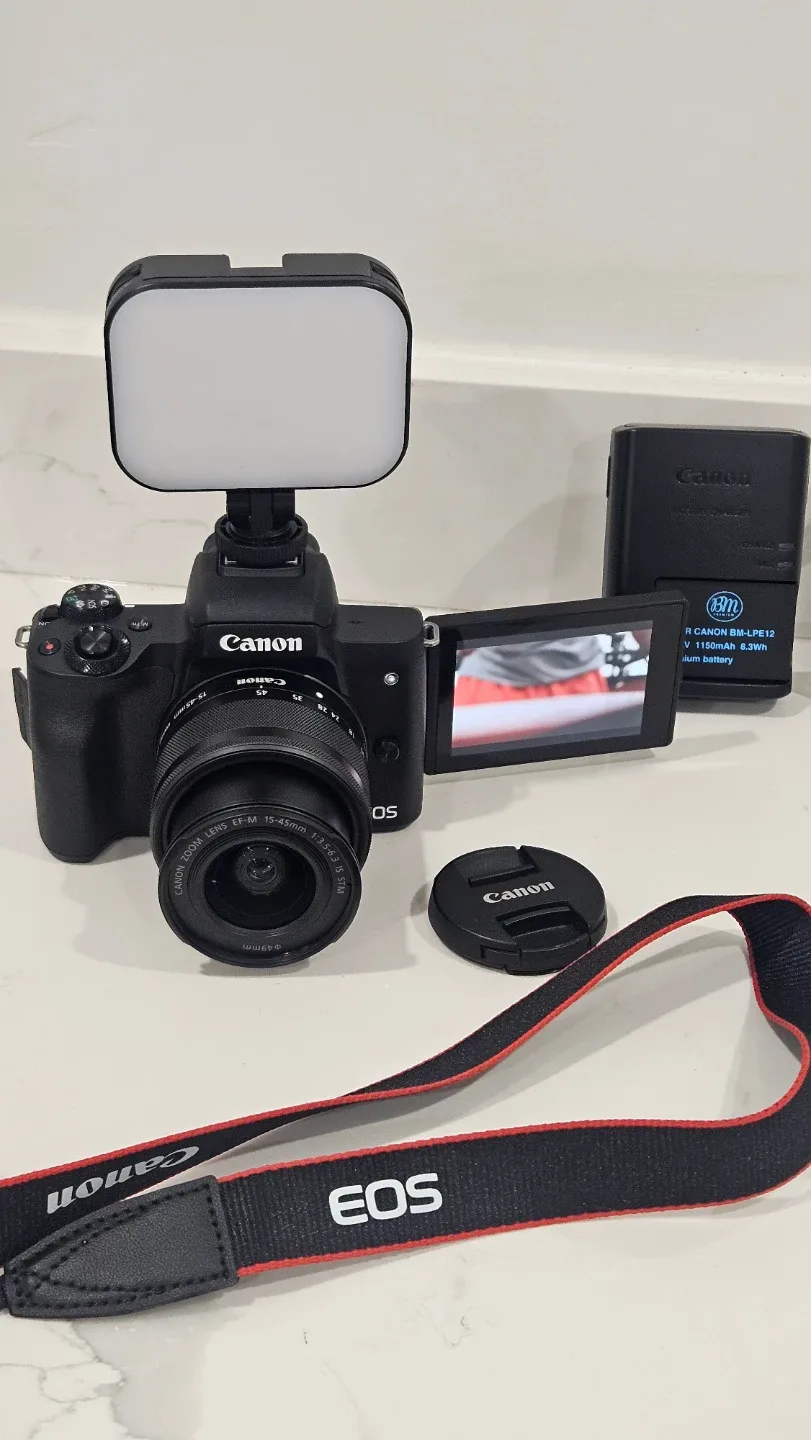 Canon EOS M50 Camera with Accessories image indicator(4)