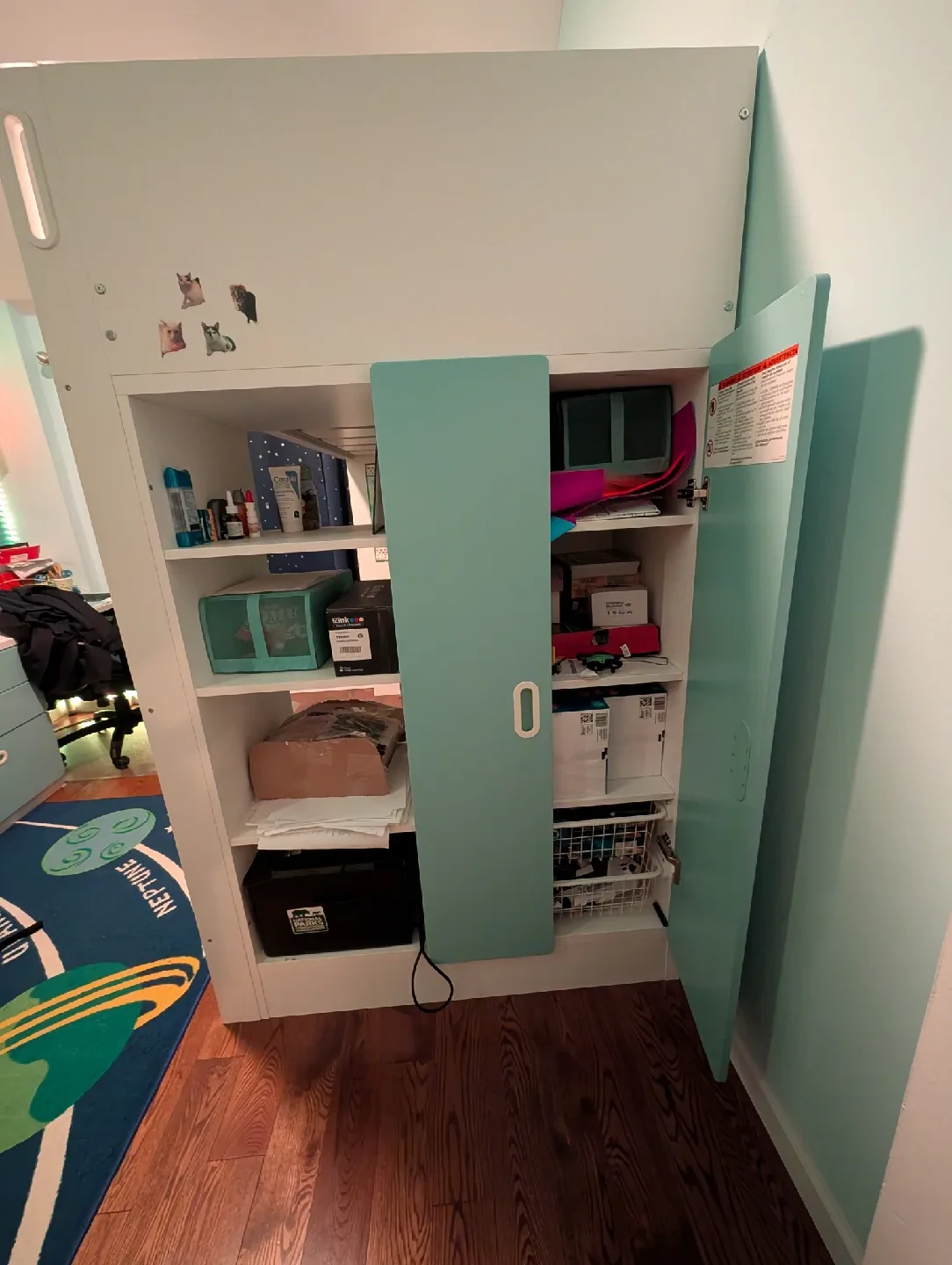 IKEA SMÅSTAD Loft Bed with Desk image indicator(3)