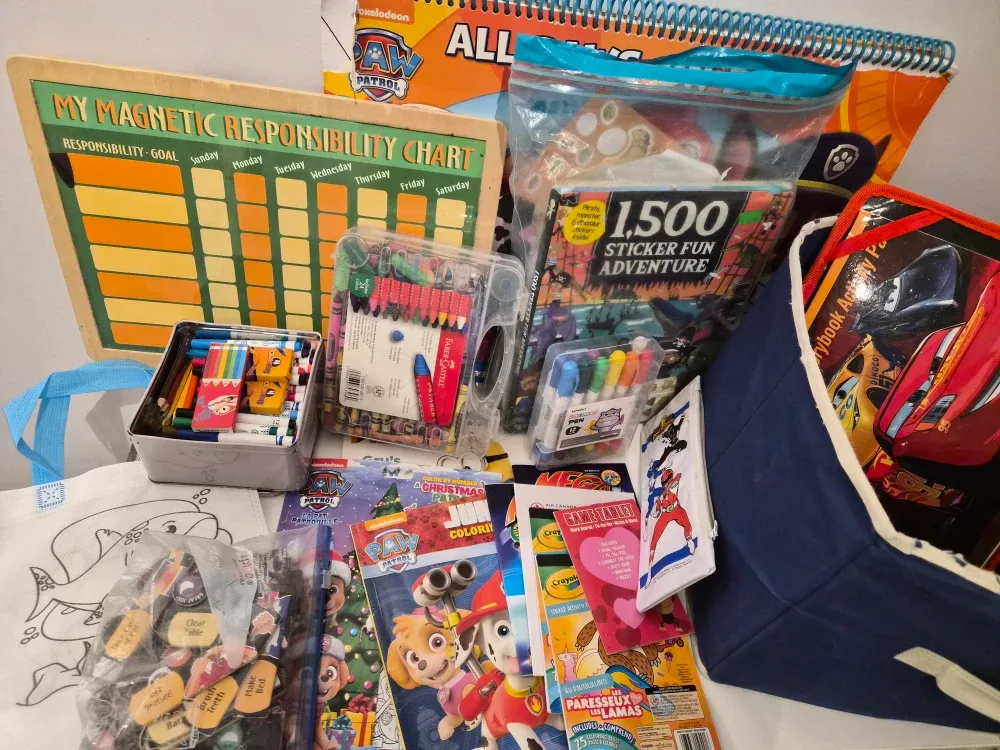 Kids Activity Bundle: Paw Patrol, Stickers, Art Supplies