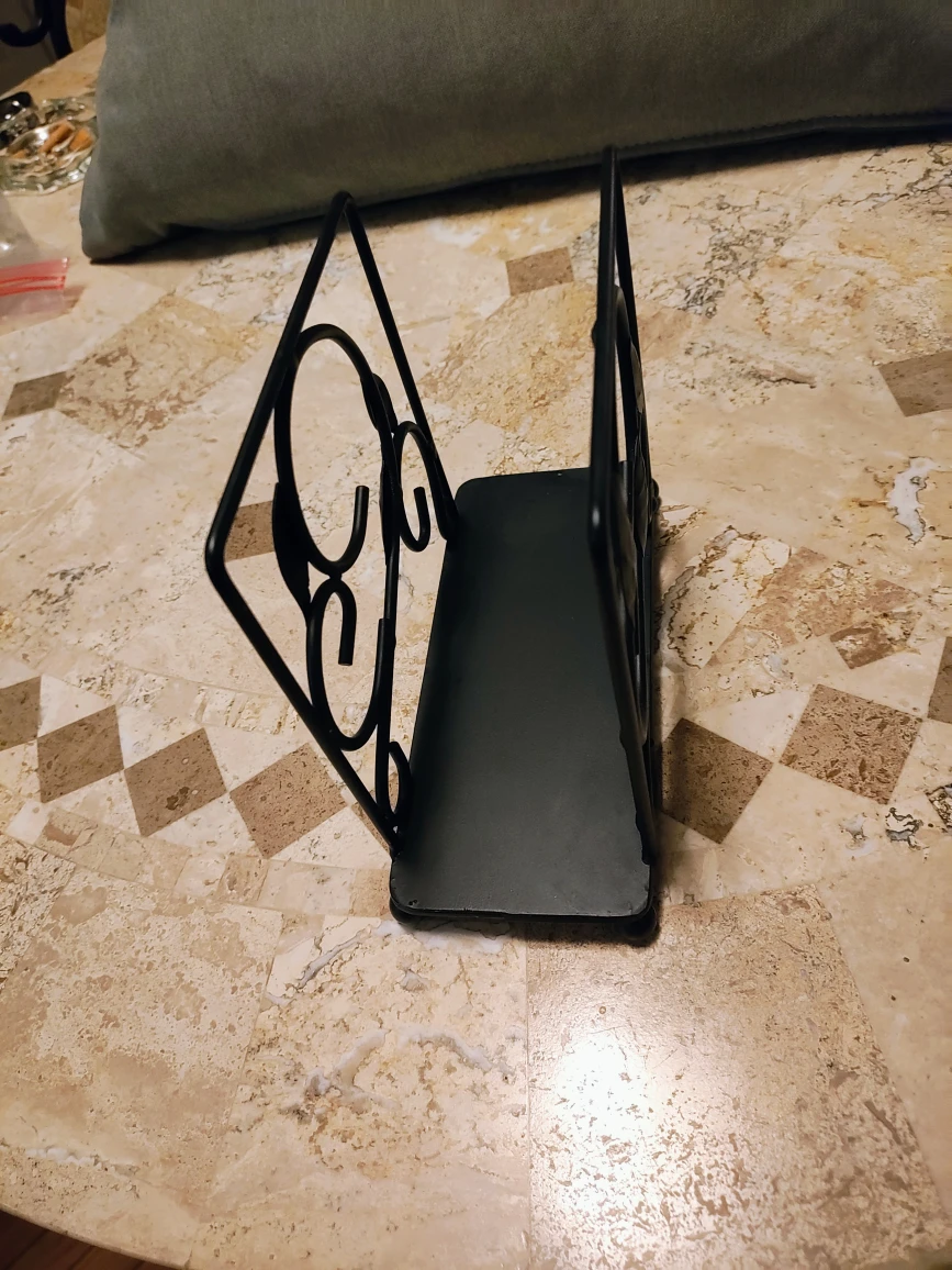 Black Metal Napkin Holder - photo 4