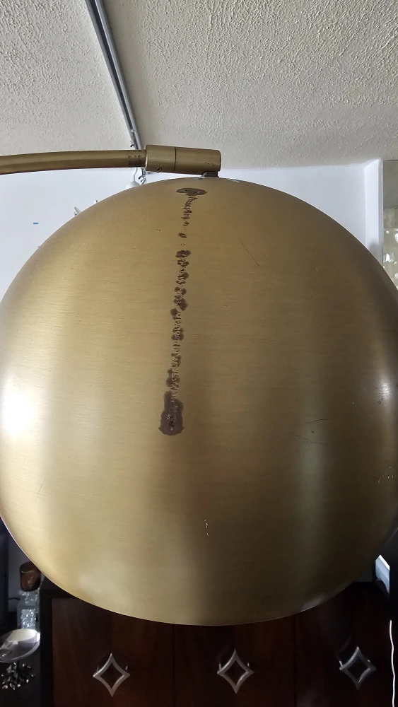Gold Sphere Floor Lamp - photo 5