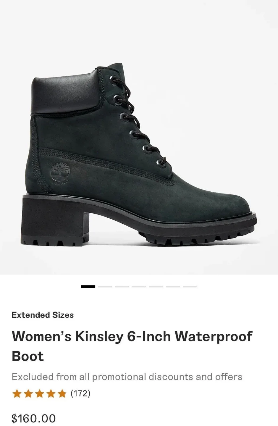 Timberland Women's Kinsley 6-Inch Waterproof Boot