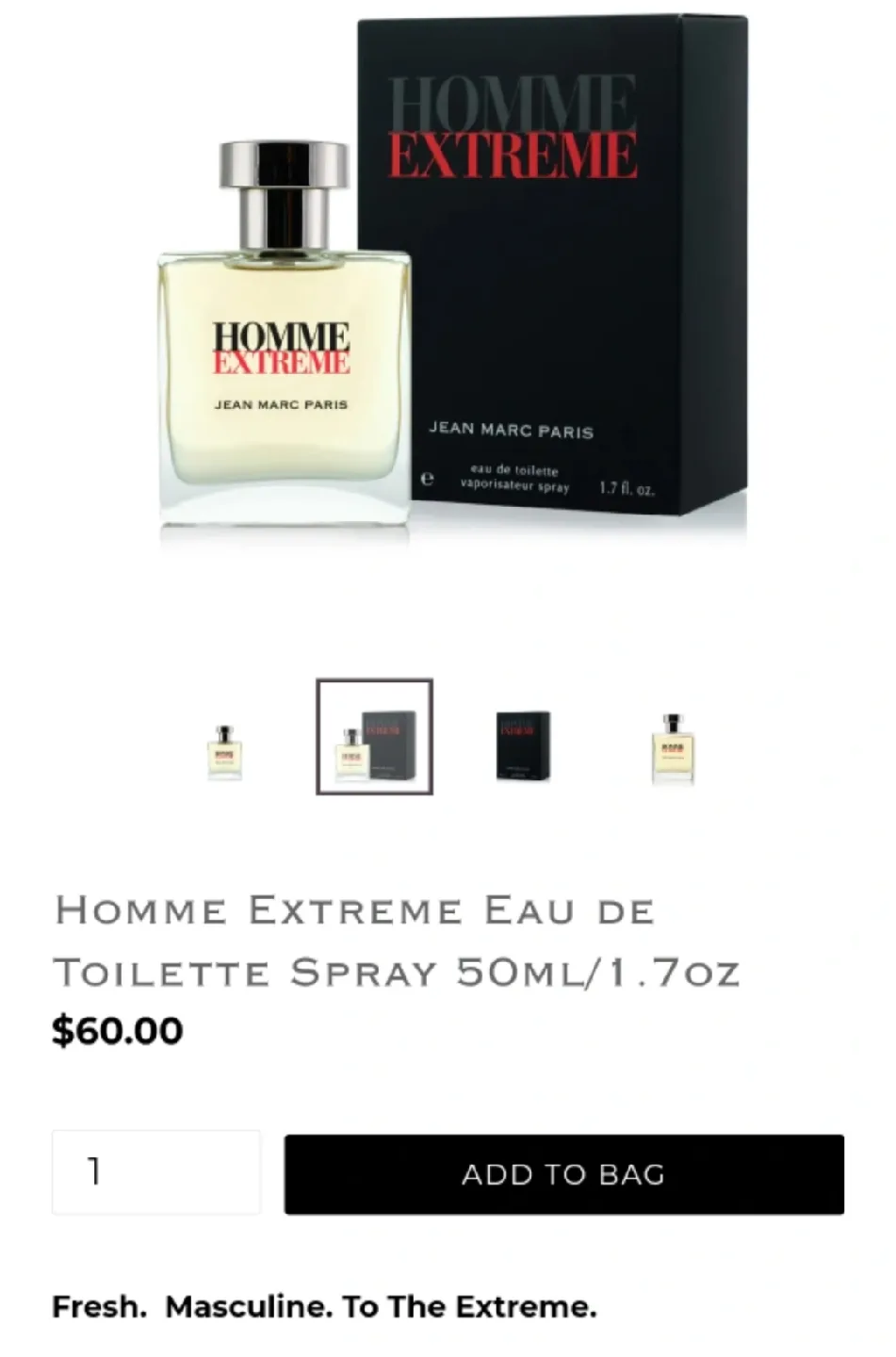 Homme Extreme eau de toilette thumbnail