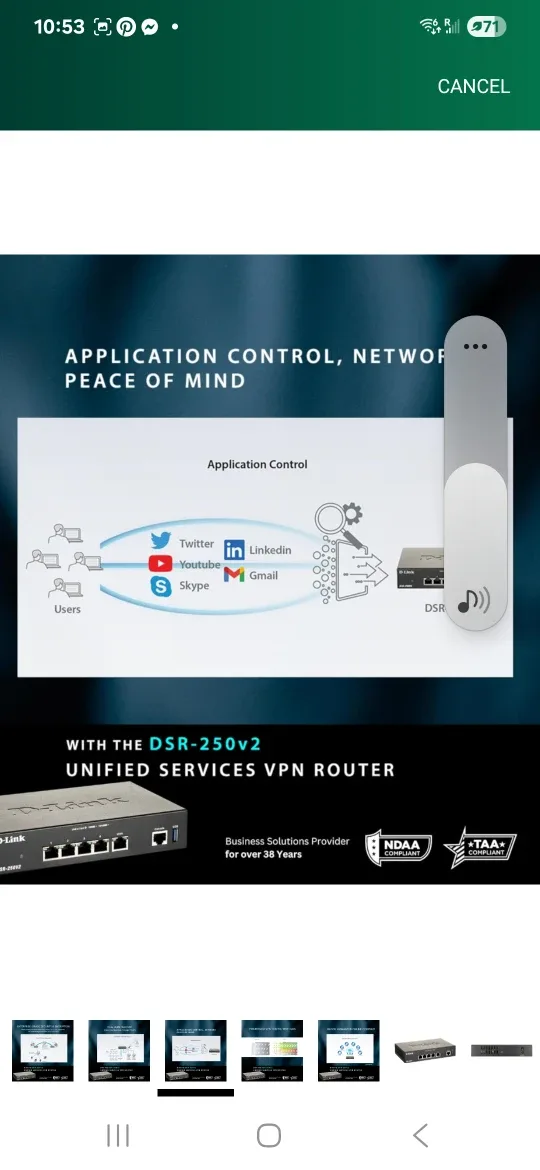 D-Link DSR-250V2 Unified Services VPN Router image indicator(3)