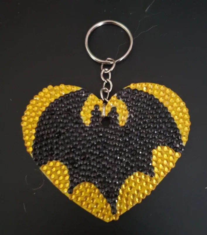 Handmade Rhinestone Diamond Drill Keychains image indicator(3)