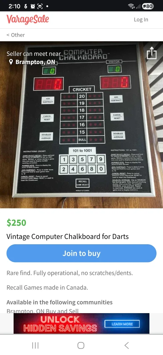 Computer Chalkboard for Darts scoreboard image indicator(3)