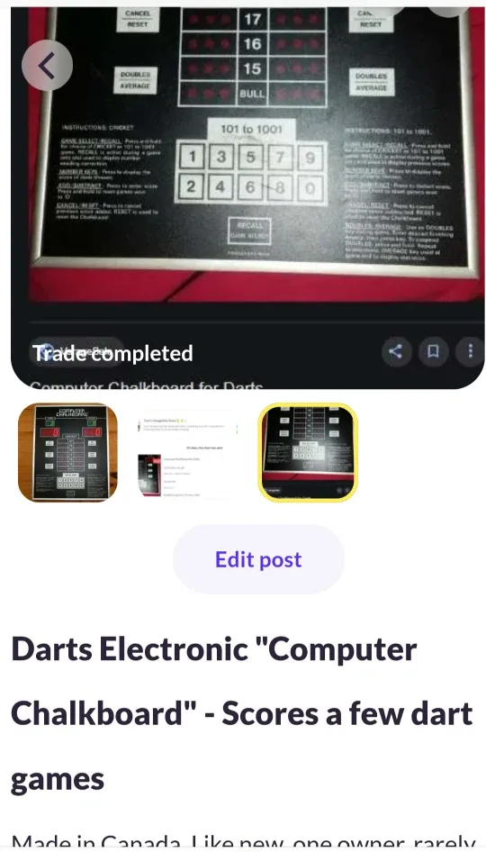 Computer Chalkboard for Darts scoreboard image indicator(4)