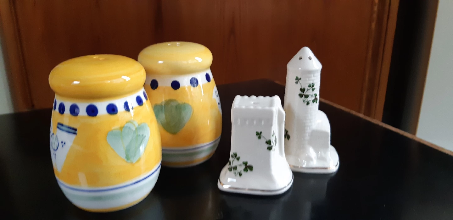 2 Sets of Salt & Pepper Shakers