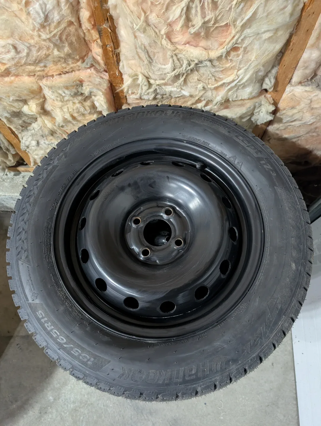 (4)-185/65R15 Winter Tires On Rims 4x100 Off 2020 Toyota Yaris image indicator(8)