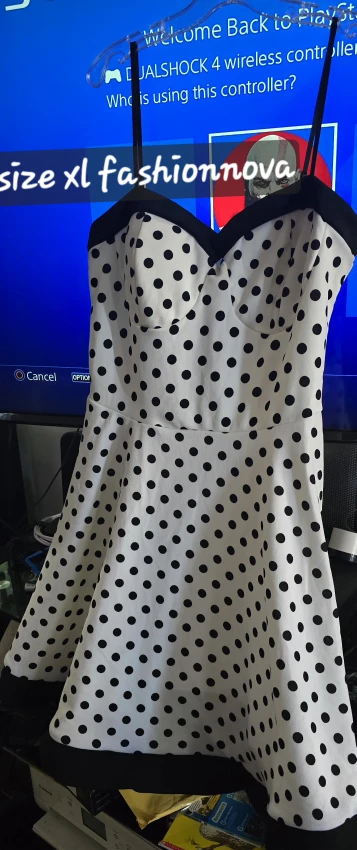 Fashion Nova Polka Dot Dress - Size XL