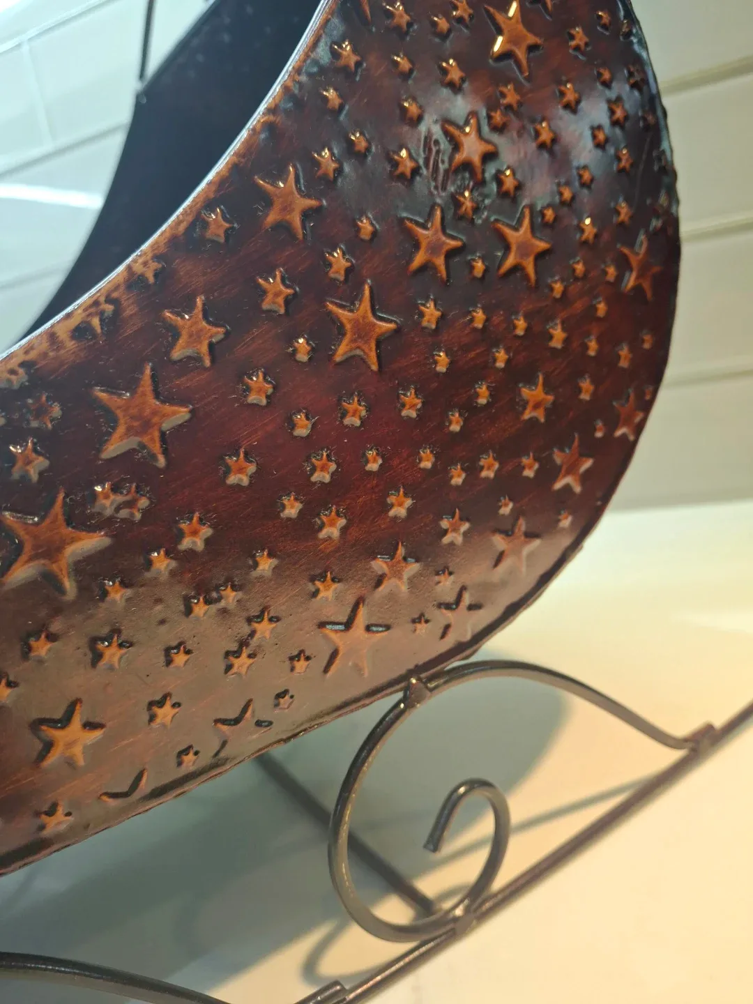 Metal Sleigh Decoration - 12 Inches image indicator(4)