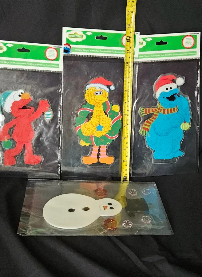 Free Christmas Window Clings