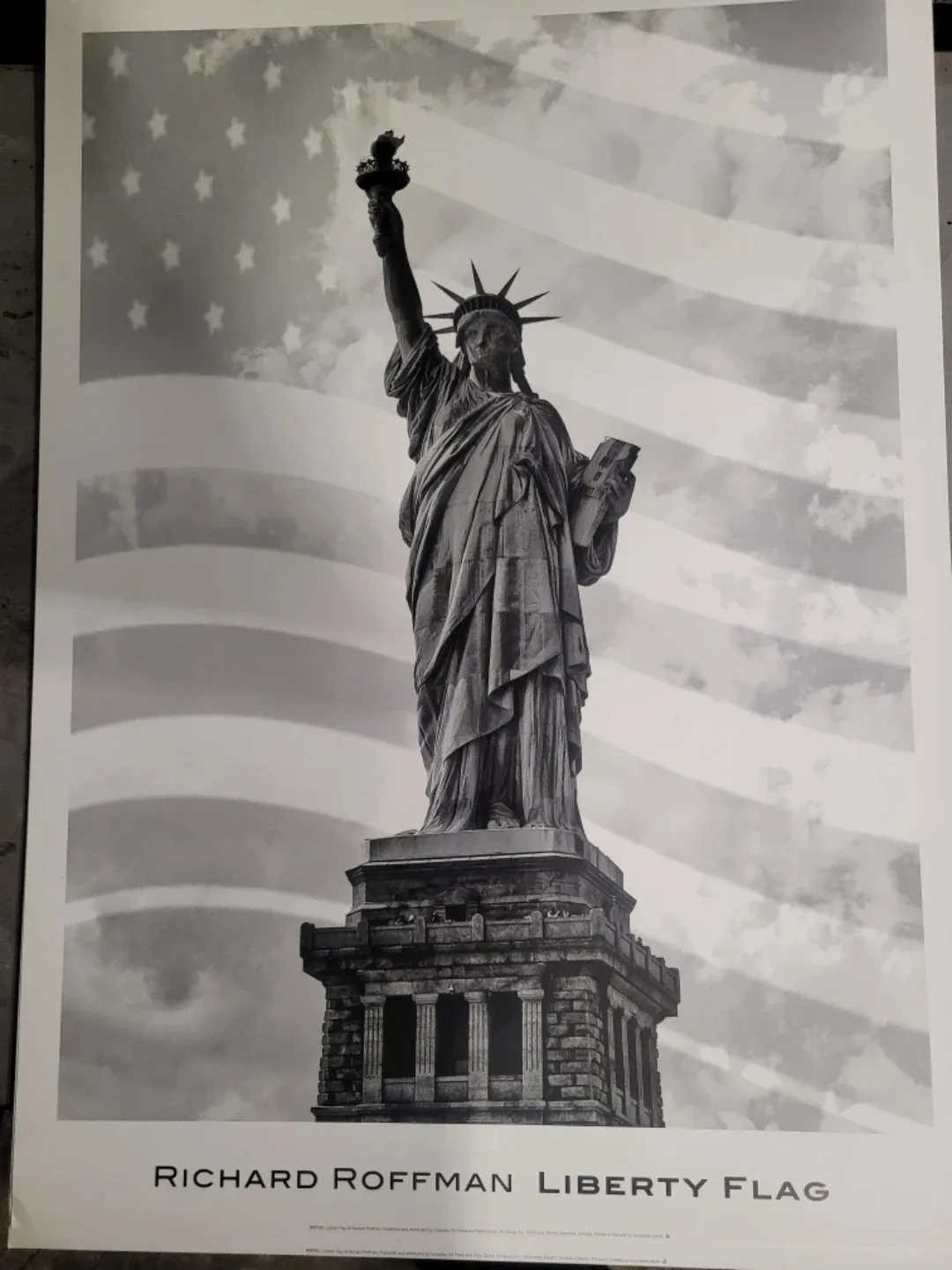 Richard Roffman Liberty Flag Poster