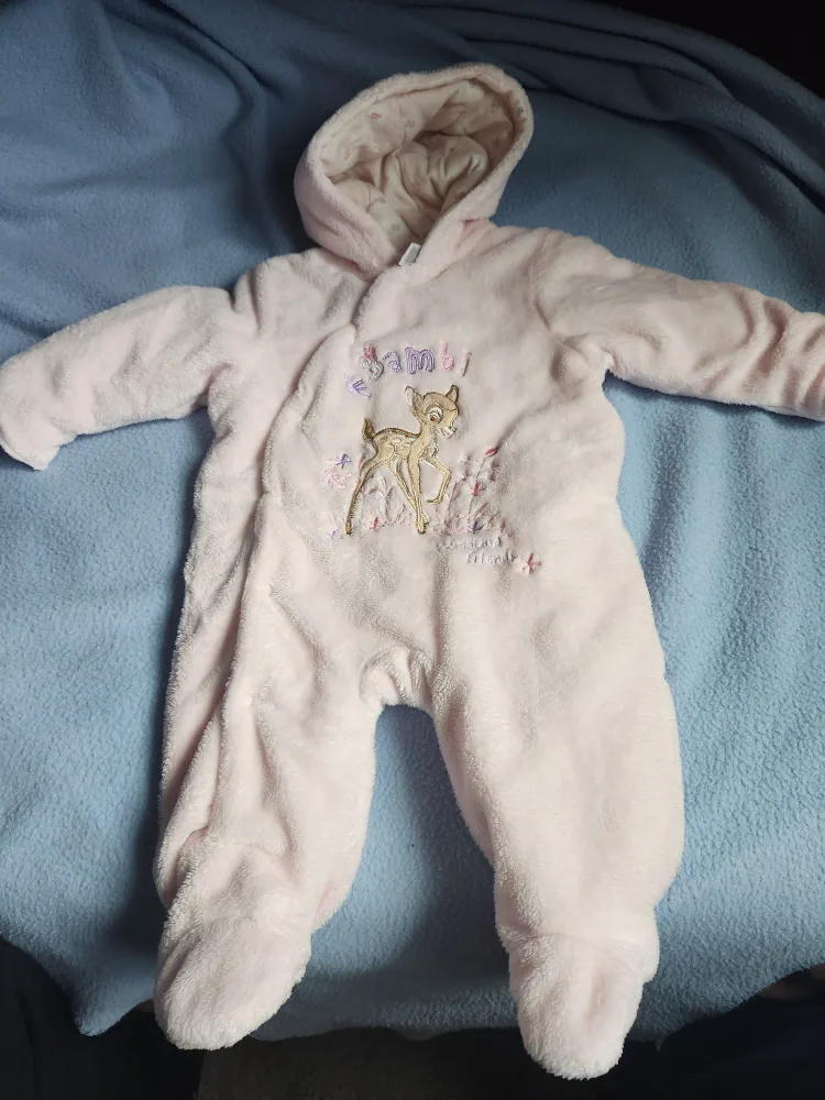 Disney Bambi Baby Snowsuit 3-6 Months