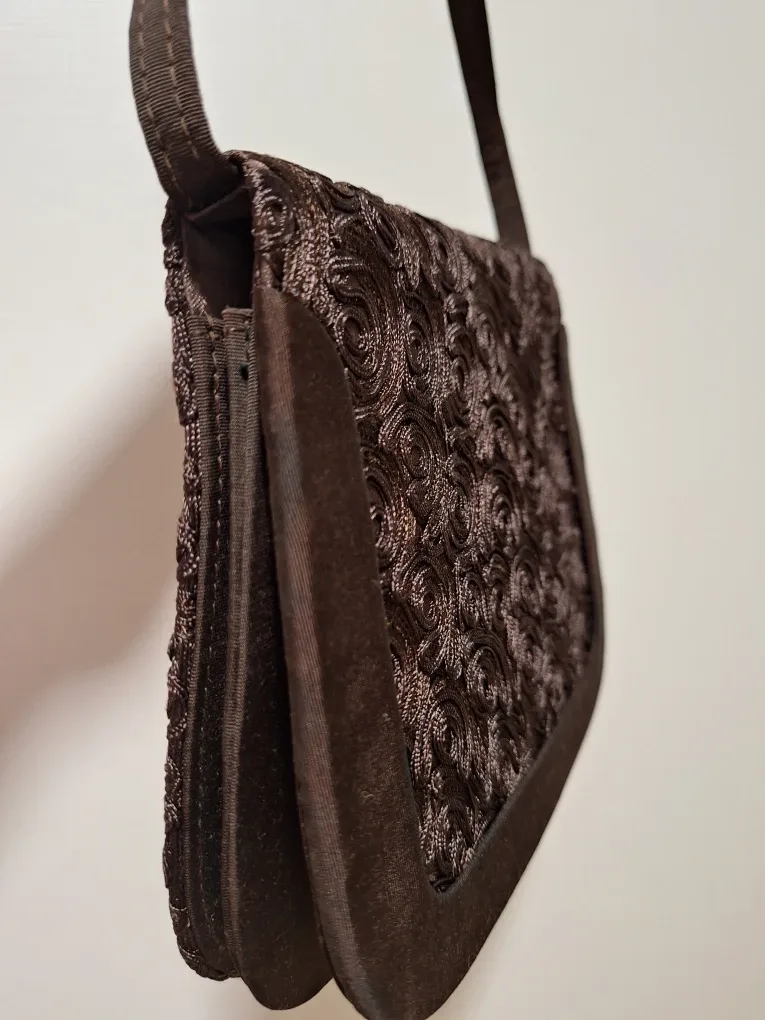 Brown patterned handbag image indicator(2)