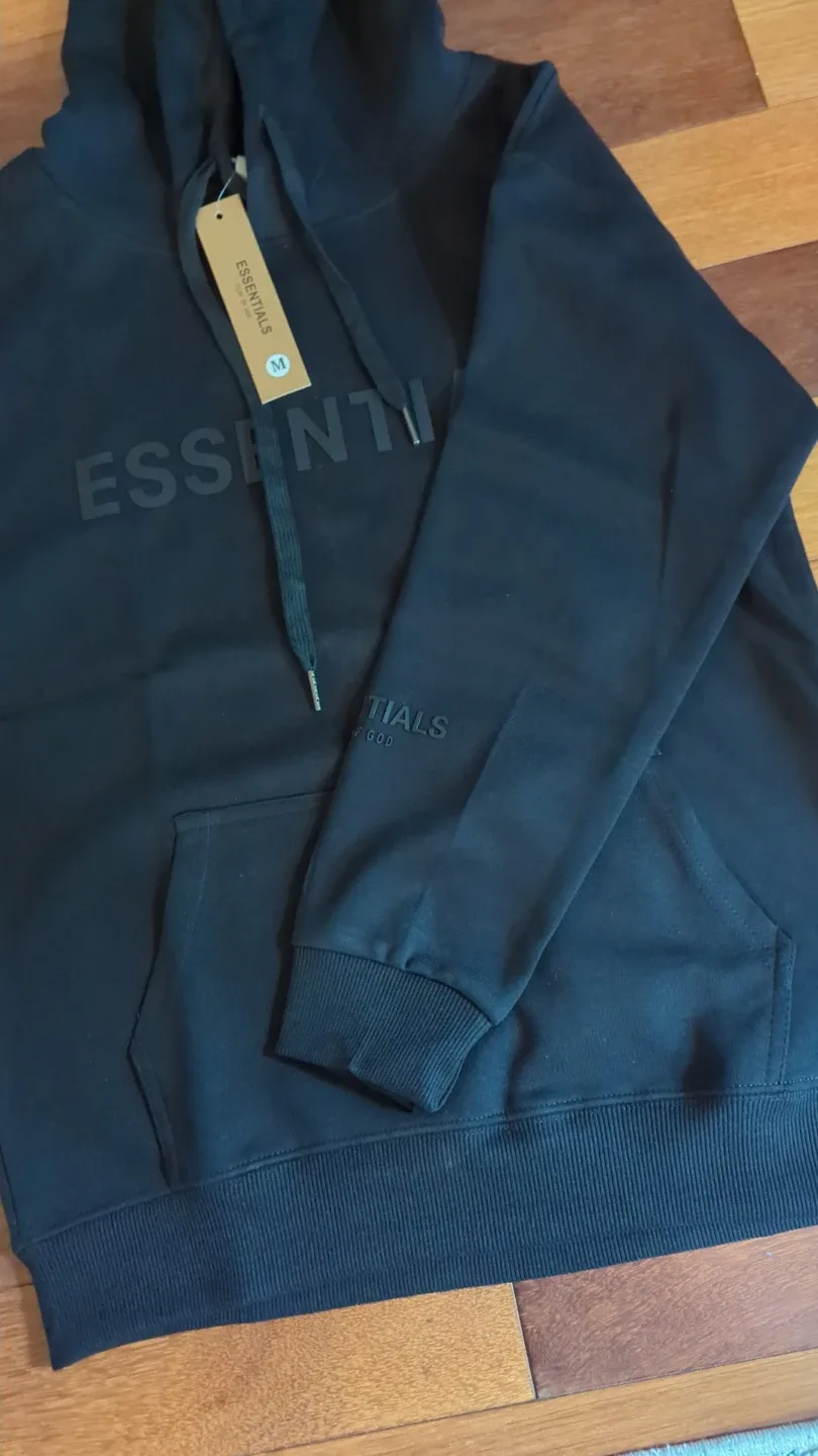 Essentials Fear of God Black Hoodie - Size M image indicator(2)