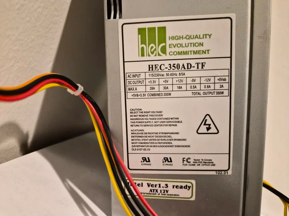 PC Components: HEC-350AD-TF Power Supply & DVD Drives image indicator(2)