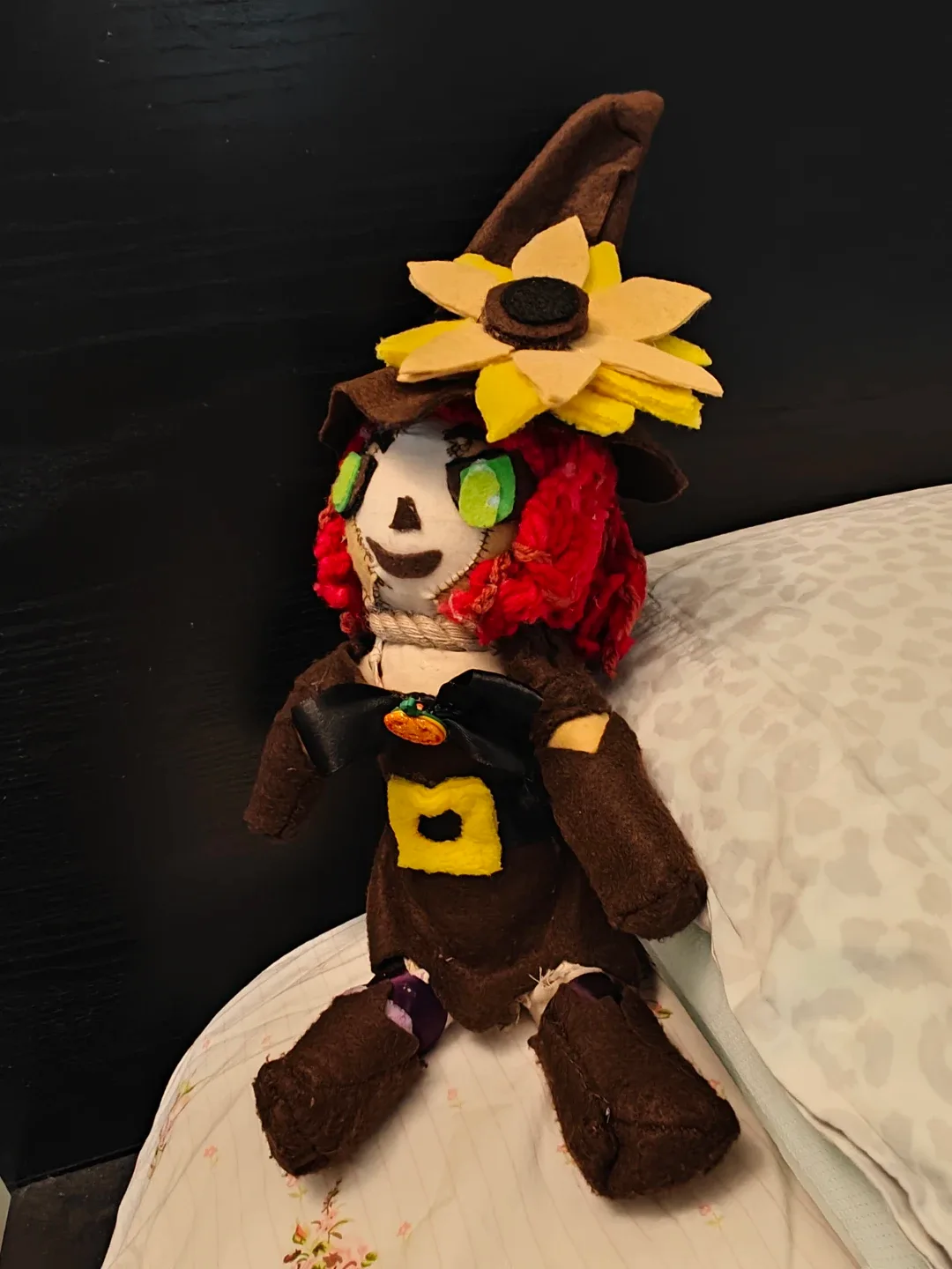 Handmade Halloween Witch Doll image indicator(5)