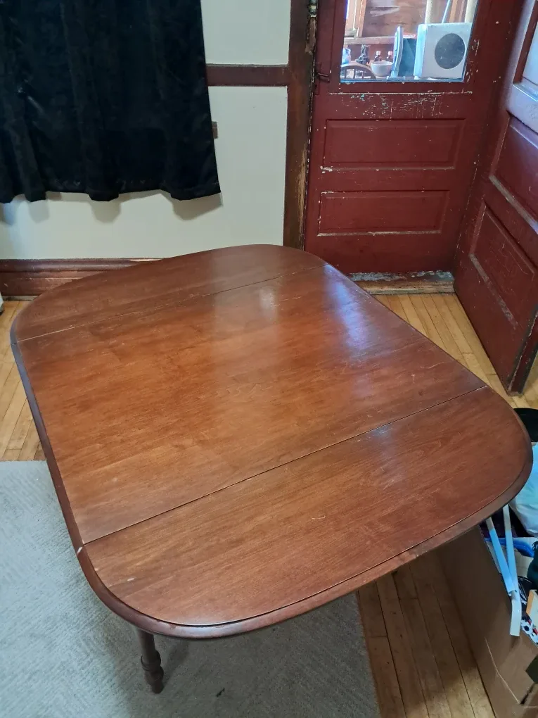 L. Hitchcock Drop Leaf Antique Table image indicator(2)