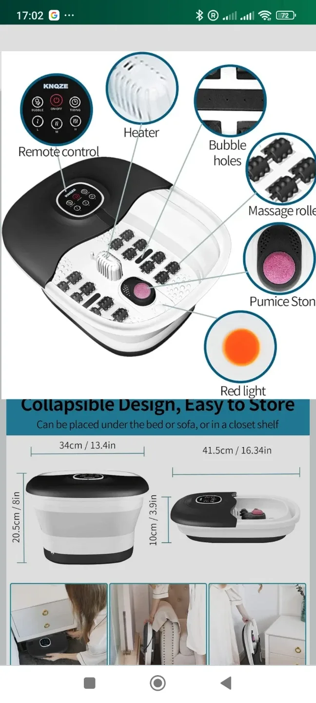 Knoze Foot Spa Massager image indicator(5)