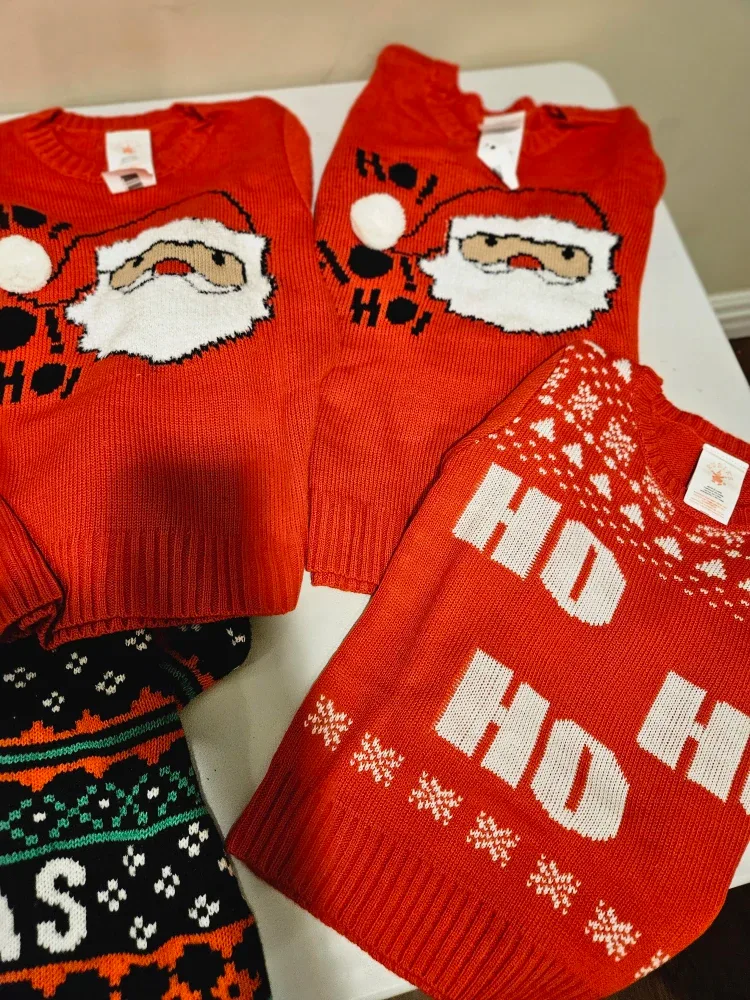 ClausPlay Santa Sweater - Size Large (12-14)