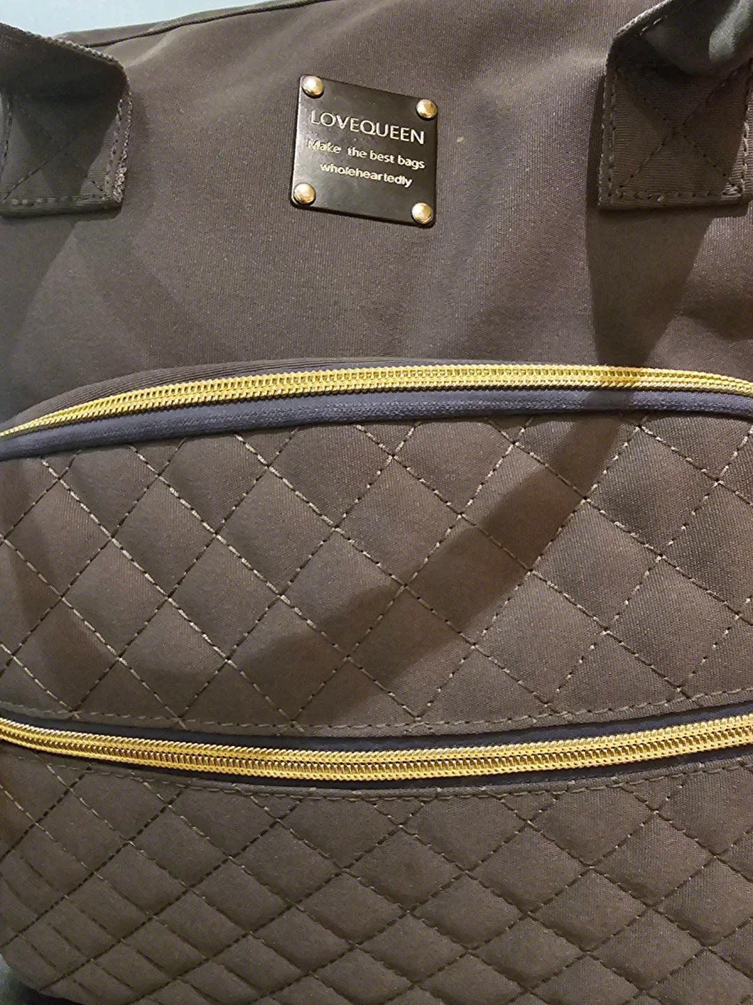 Lovequeen Diaper Bag Backpack - Grey image indicator(2)