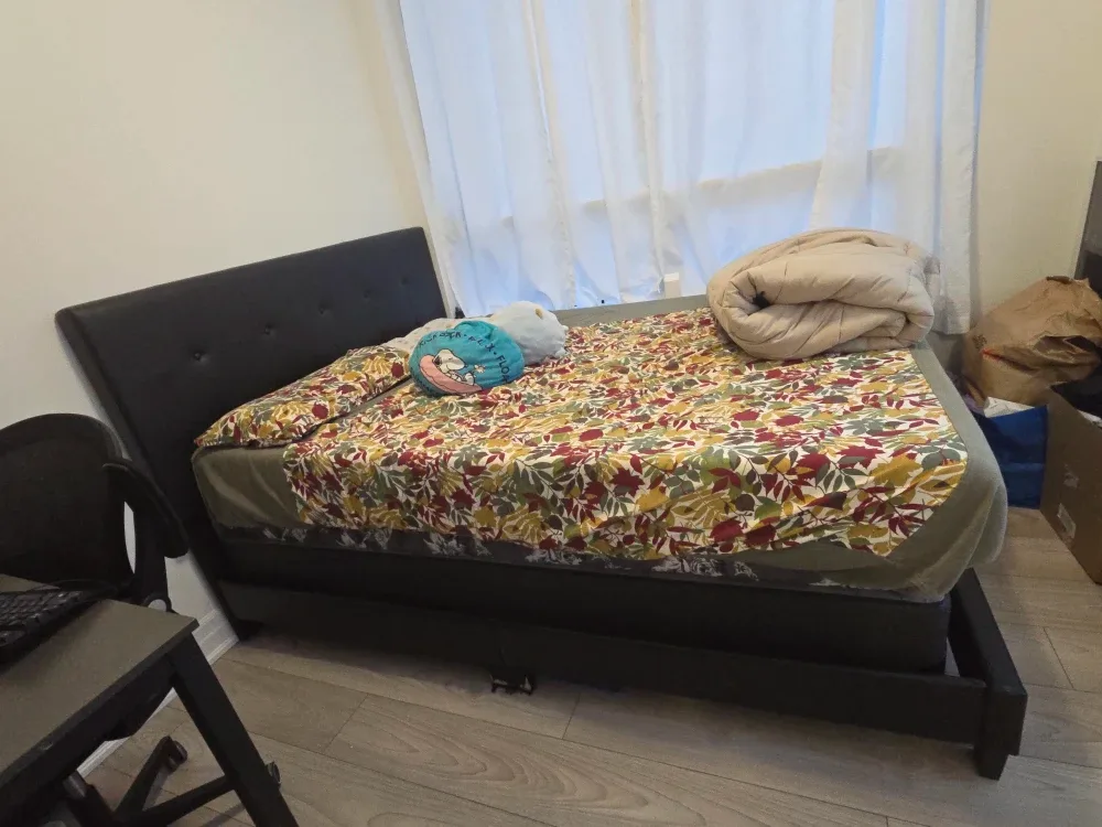 Queen Size Bed Frame & Mattress