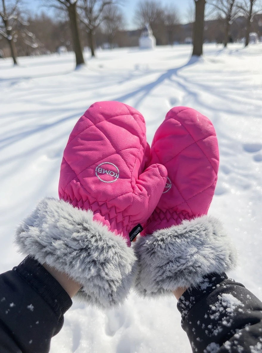 Kombi Pink Mittens