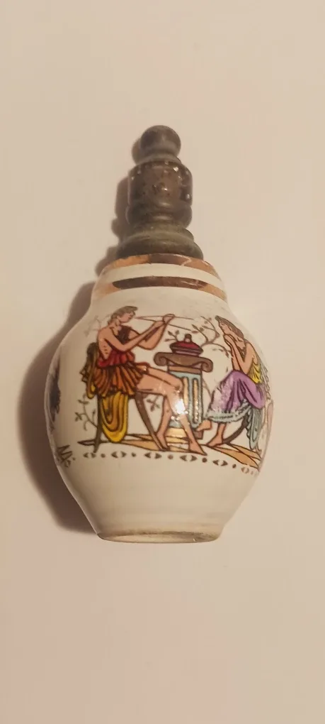 Cute Vintage Ceramic Ancient Greek Design perfume bottle