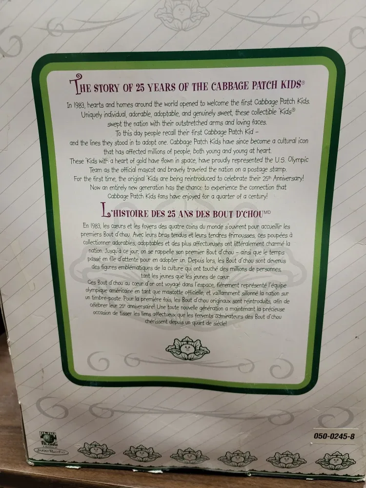 Cabbage Patch Kids 25th Anniversary Doll - New in Box! image indicator(2)