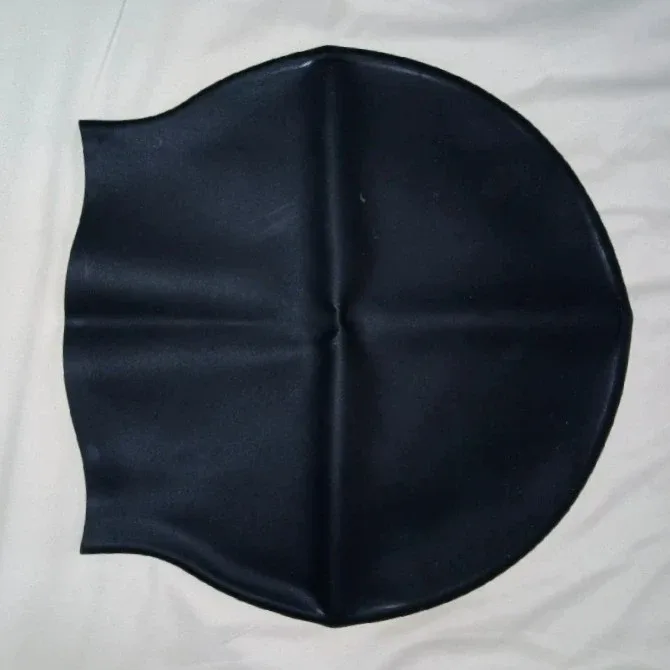 XL Black Swim Cap
