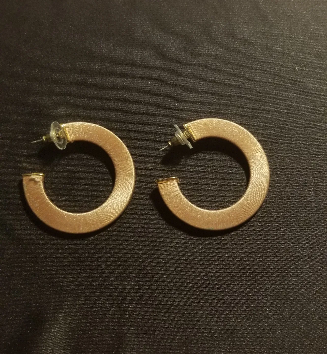 Silver,Pink and Hoop style Earrings
