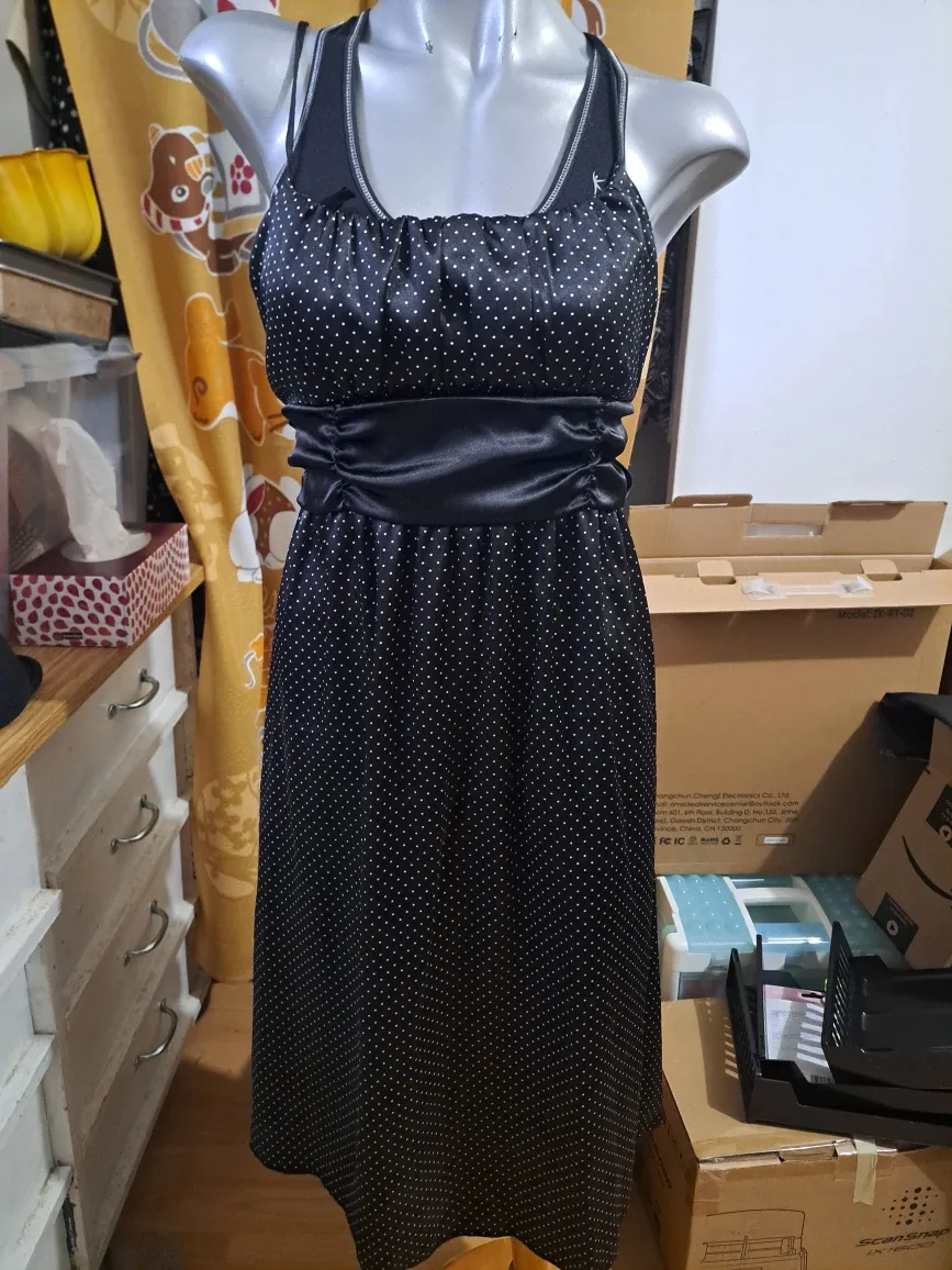 Polkadot spaghetti strap dress