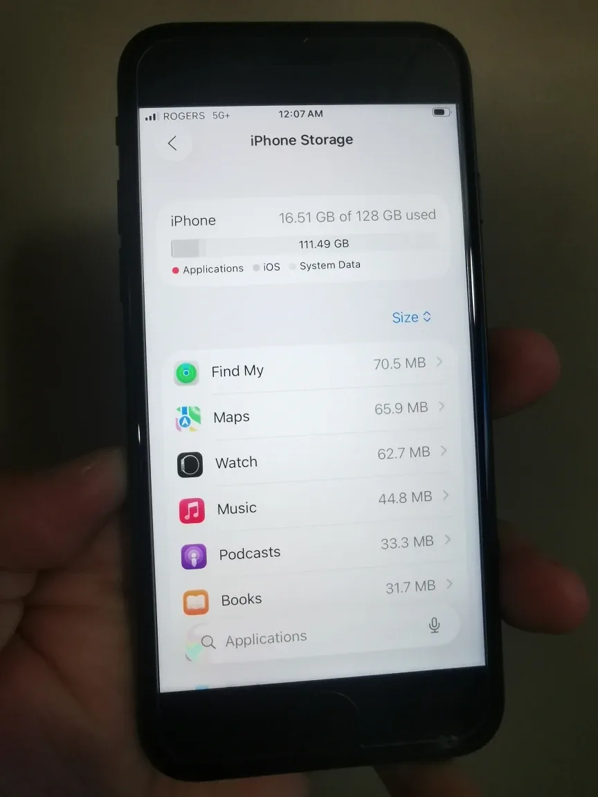 iPhone SE 3rd 5G 128G Midnight image indicator(5)