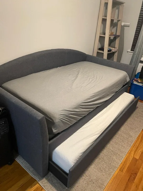 Gray Daybed with Trundle image indicator(2)