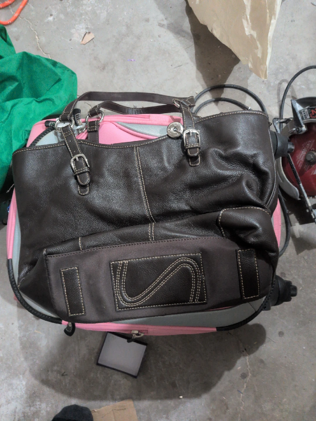 The Sak Brown Leather Handbag - photo 2