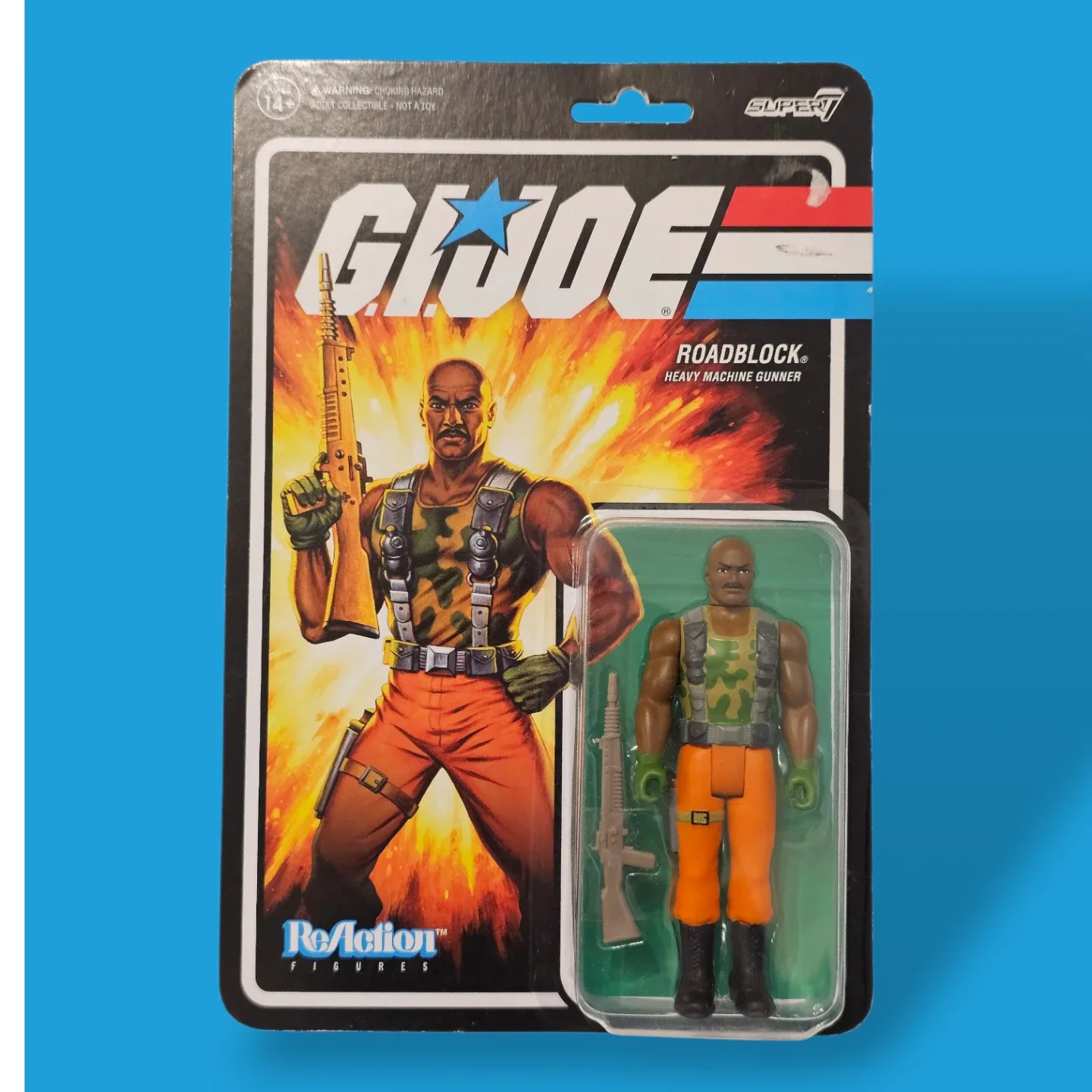 GI Joe Roadblock ReAction Figure - Super7