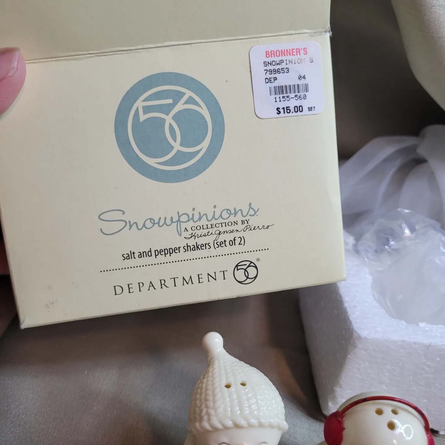Department 56 Snowpinions Sweet Treats Salt & Pepper Shaker Set image indicator(4)